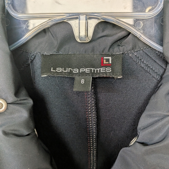 LAURA Petites Women Blazer Size 6 Full Zip Closure - Picture 5 of 11